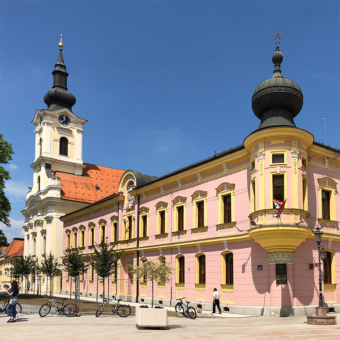 Vinkovci baroque town center, Slavonija