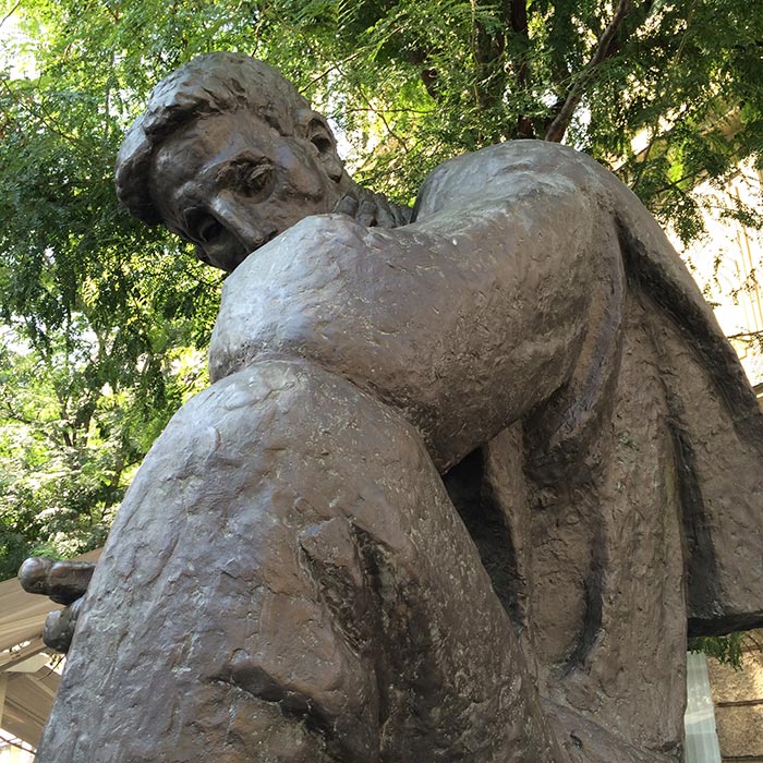 Nikola Tesla statue by Ivan Mestrovic